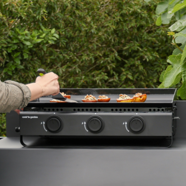 Cook in Garden - Plancha à gaz 3 brûleurs 6 kW 59 × 34 cm pour 10 personnes TEMPO 60 Cook’in Garden - Image 6