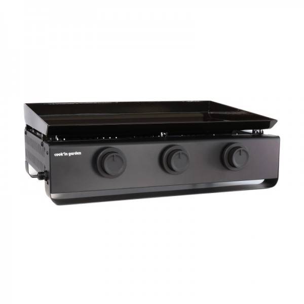 Cook in Garden - Plancha à gaz 3 brûleurs 6 kW 59 × 34 cm pour 10 personnes TEMPO 60 Cook’in Garden - Image 1