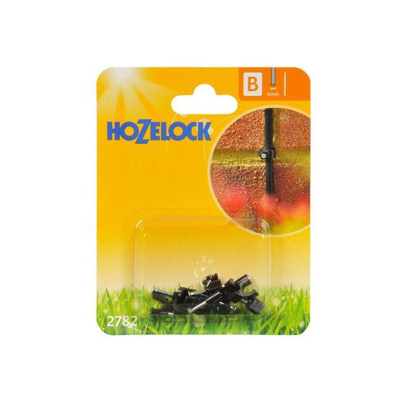 Hozelock - Attache murale en plastique pour fixer le tuyau de 4mm sur un mur et une terrasse (x24) HOZELOCK - Image 1