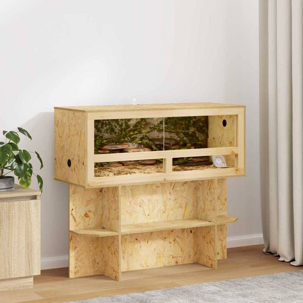 Vidaxl - Terrarium Marron 100 x 40 x 40 cm OSB vidaXL 876725 - Image 1