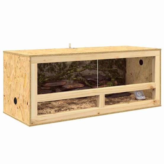 Vidaxl - Terrarium Marron 100 x 40 x 40 cm OSB vidaXL 876725 - Image 4