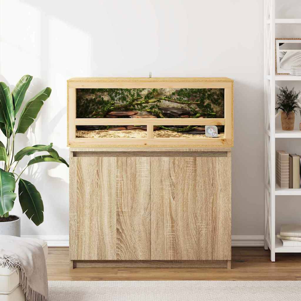 Vidaxl - Terrarium Marron 100 x 40 x 40 cm OSB vidaXL 876725 - Image 5