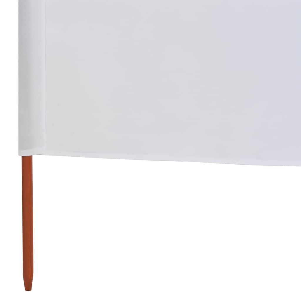 Paravent 9 panneaux tissu non-tissé bois blanc sable 1200 x 160 cm - PANGIVO - Image 5