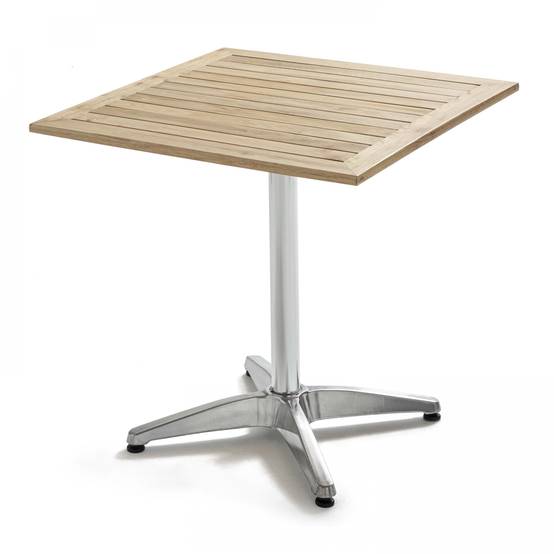 Oviala - Ensemble jardin en bois et aluminium 4 personnes Times Square - Oviala - Image 2