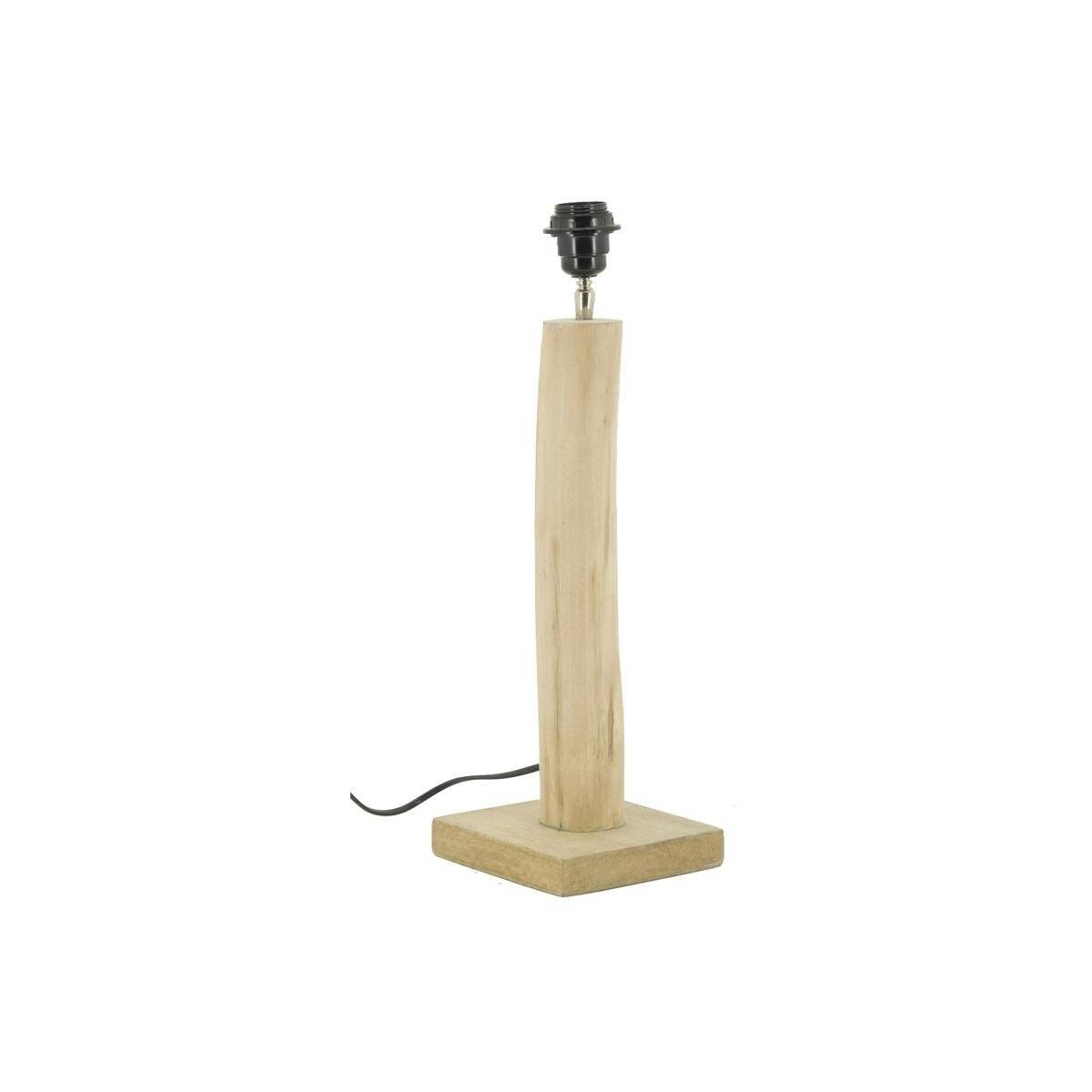 Aubry Gaspard - Pied de lampe en bois d'eucalyptus Petit modèle - Image 1
