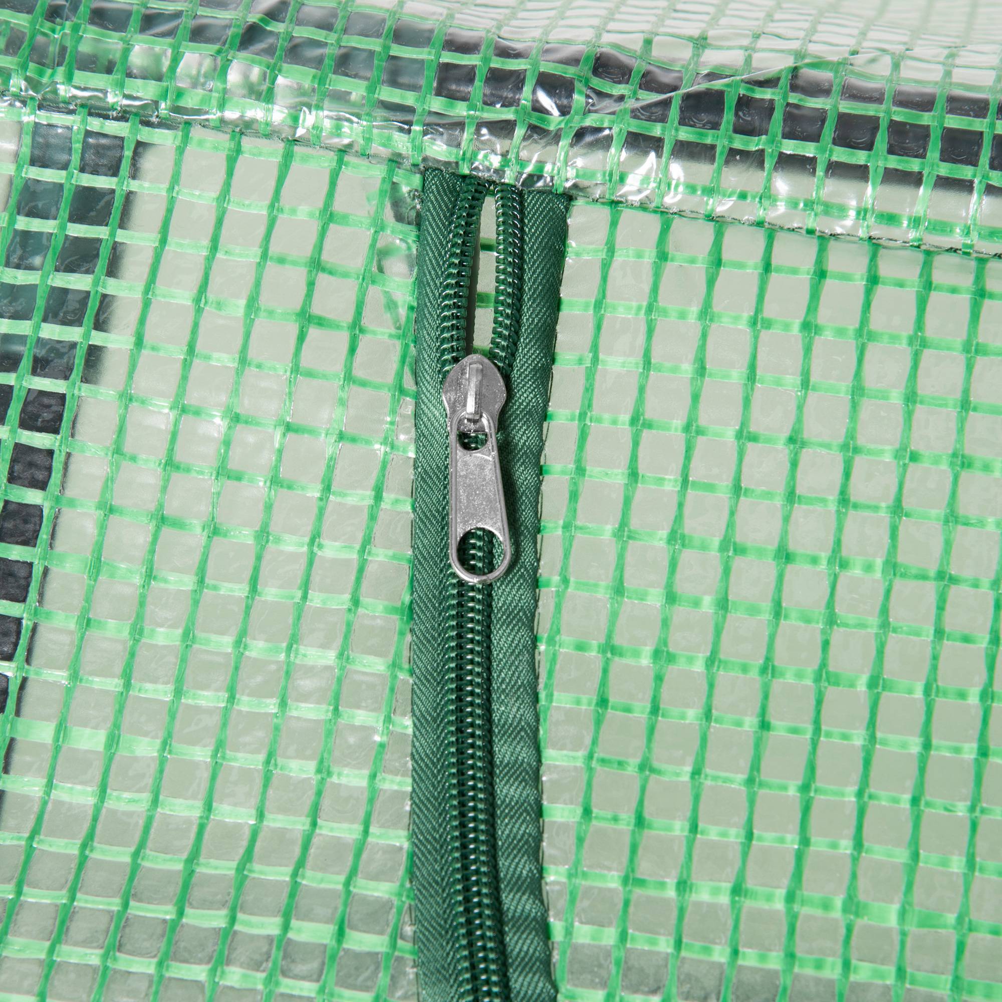 ComfortXL - Mini serre de jardin PE verte 180 x 60 x 60 cm 3 fenêtres protection cultures - ComfortXL Outdoor Living - Image 10