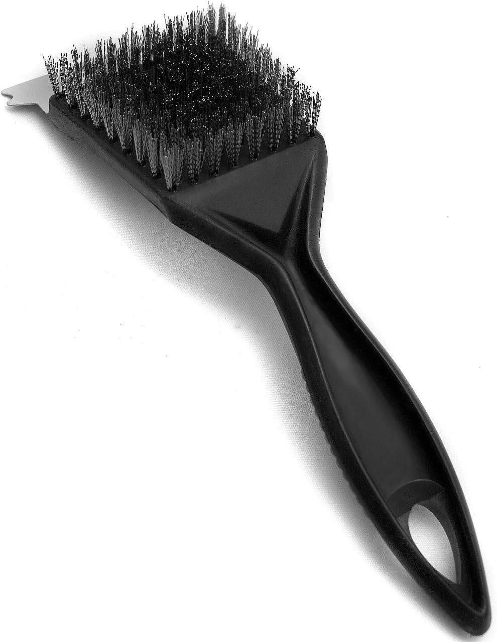 Brosse à Gril en Acier Inoxydable Noir 20 × 7 × 5 cm - IntiMeg - Image 1