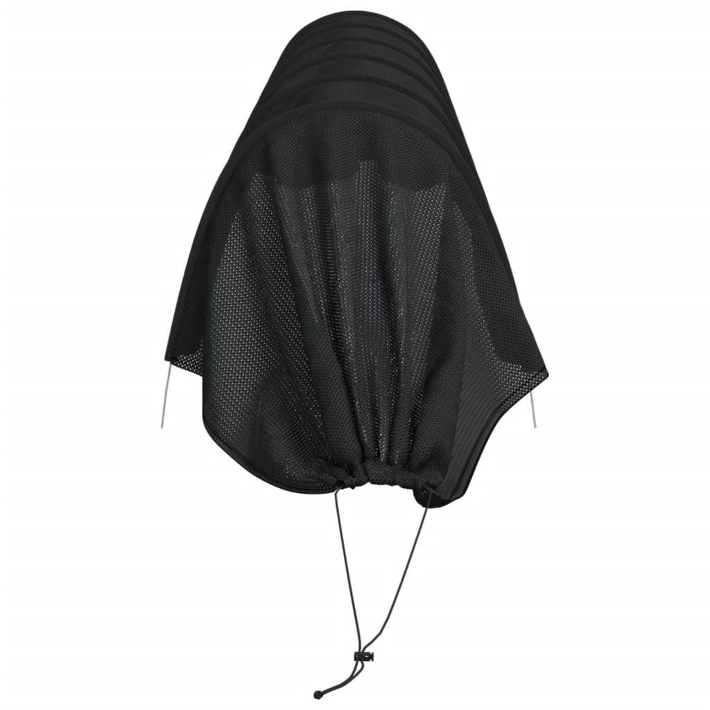 Vidaxl - Tunnels en filet 2 pcs noir acier et polyéthylène vidaXL 3281496 - Image 7