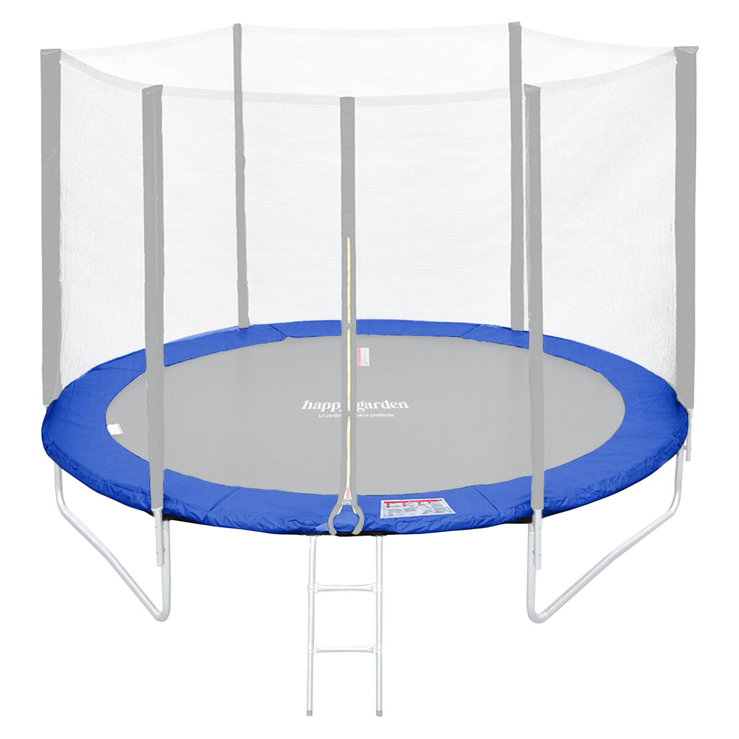 Matelas de protection réversible pour trampoline Ø180cm CAIRNS - vert/bleu - HAPPY GARDEN - Image 6