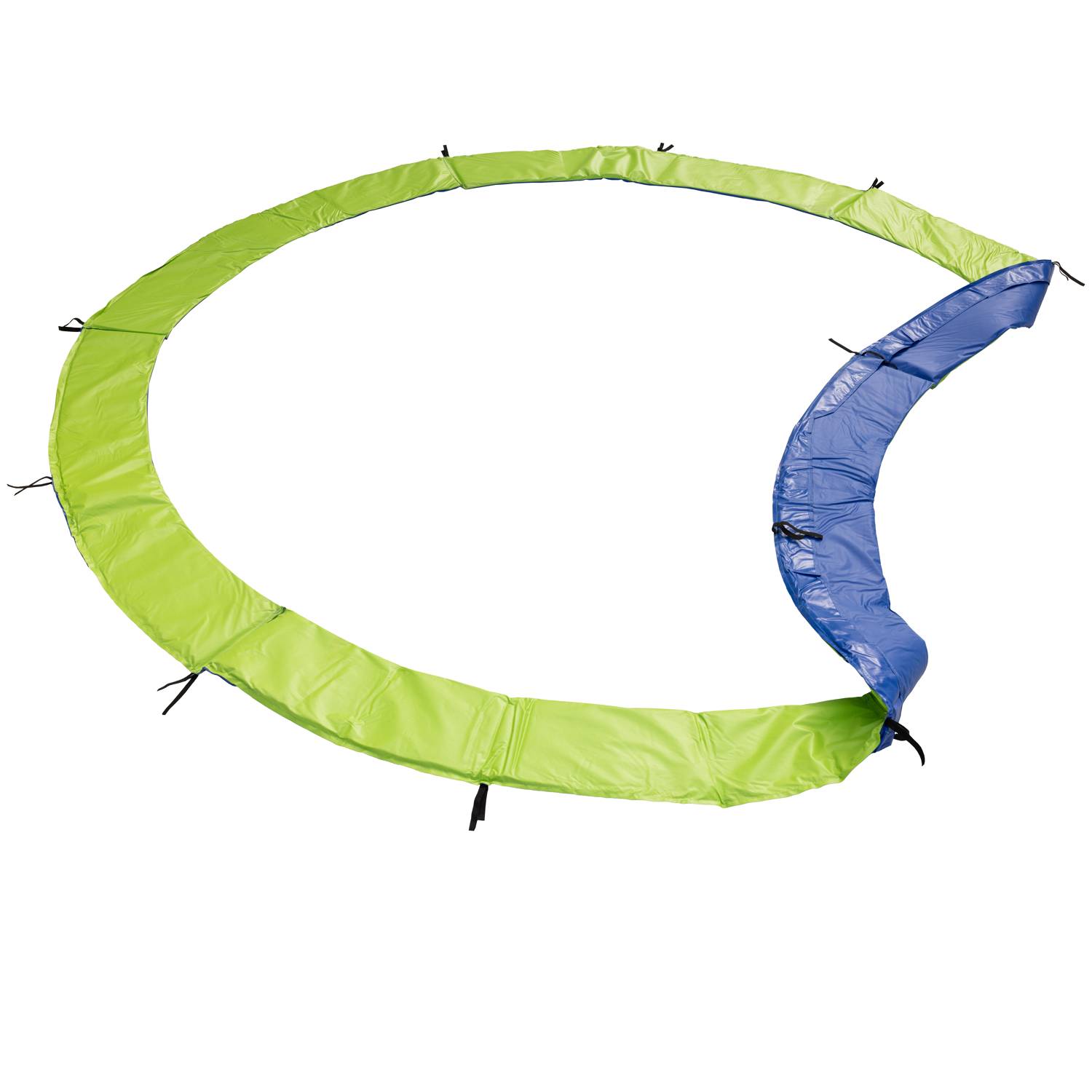Matelas de protection réversible pour trampoline Ø180cm CAIRNS - vert/bleu - HAPPY GARDEN - Image 1