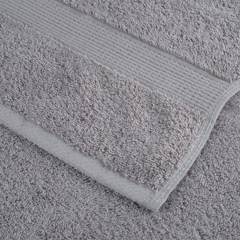 Ensemble de serviettes de qualité supérieure SOLUND 6 pcs gris Maison Chic - Image 5