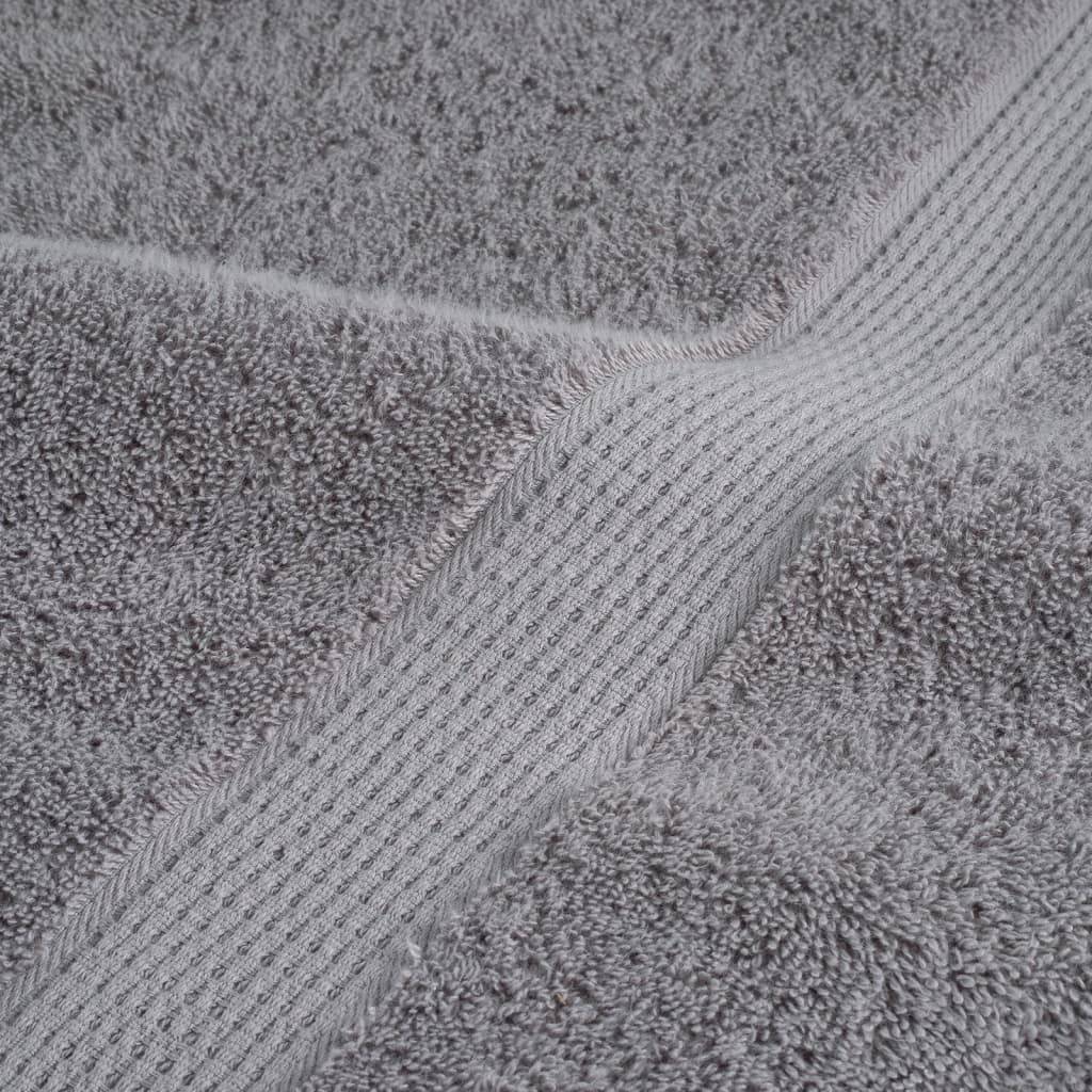 Ensemble de serviettes de qualité supérieure SOLUND 6 pcs gris Maison Chic - Image 6