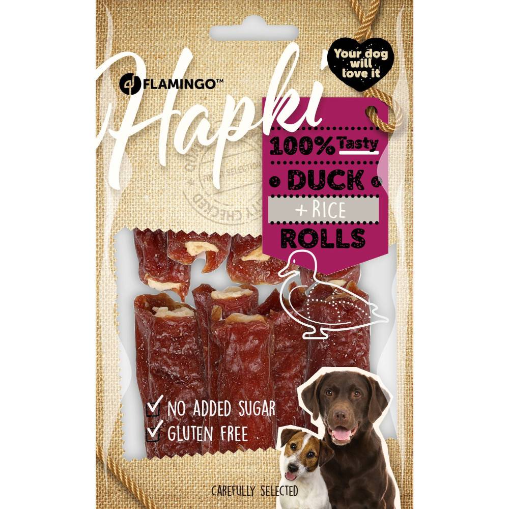 Friandises Hapki Cigare Canard & Riz 85 g pour chien - Image 2