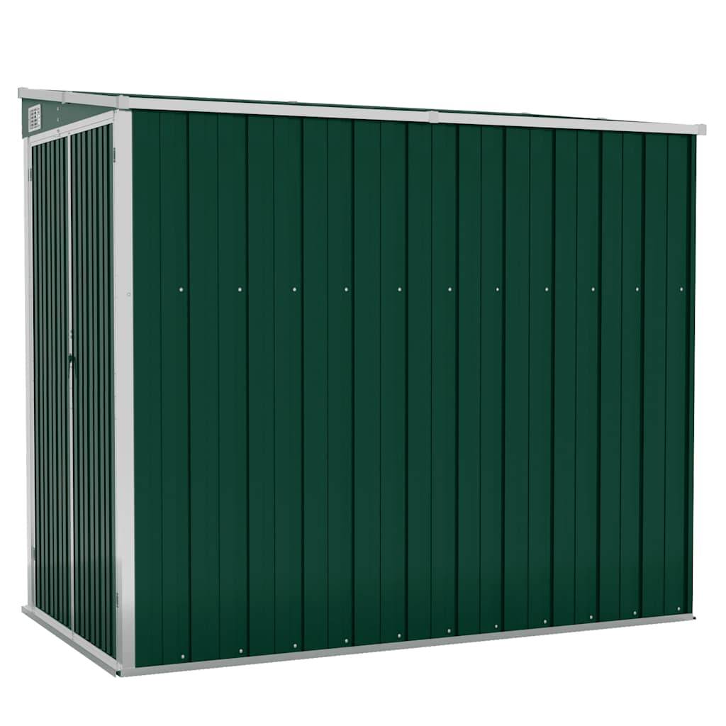 Vidaxl - Abri de jardin mural Vert 118x194x178 cm Métal galvanisé vidaXL 316221 - Image 2