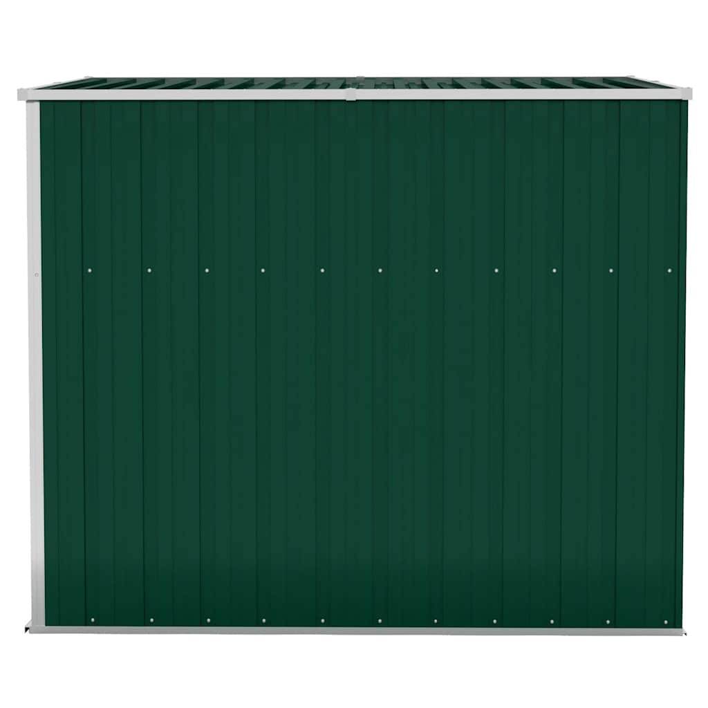 Vidaxl - Abri de jardin mural Vert 118x194x178 cm Métal galvanisé vidaXL 316221 - Image 5