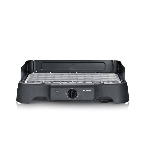 Severin - Barbecue Electrique - Grillade électrique de table - SEVERIN - PG8593 - 2000 W - Surface de cuisson 38 x 22 cm - Grille Inox - Thermostat réglable - - Image 2