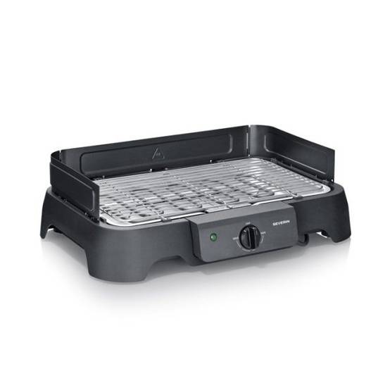 Severin - Barbecue Electrique - Grillade électrique de table - SEVERIN - PG8593 - 2000 W - Surface de cuisson 38 x 22 cm - Grille Inox - Thermostat réglable - - Image 6