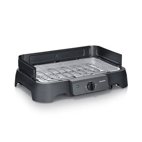 Severin - Barbecue Electrique - Grillade  électrique de table - SEVERIN - PG8593 - 2000 W - Surface de cuisson 38 x 22 cm - Grille Inox - Thermostat réglable - - Image 6