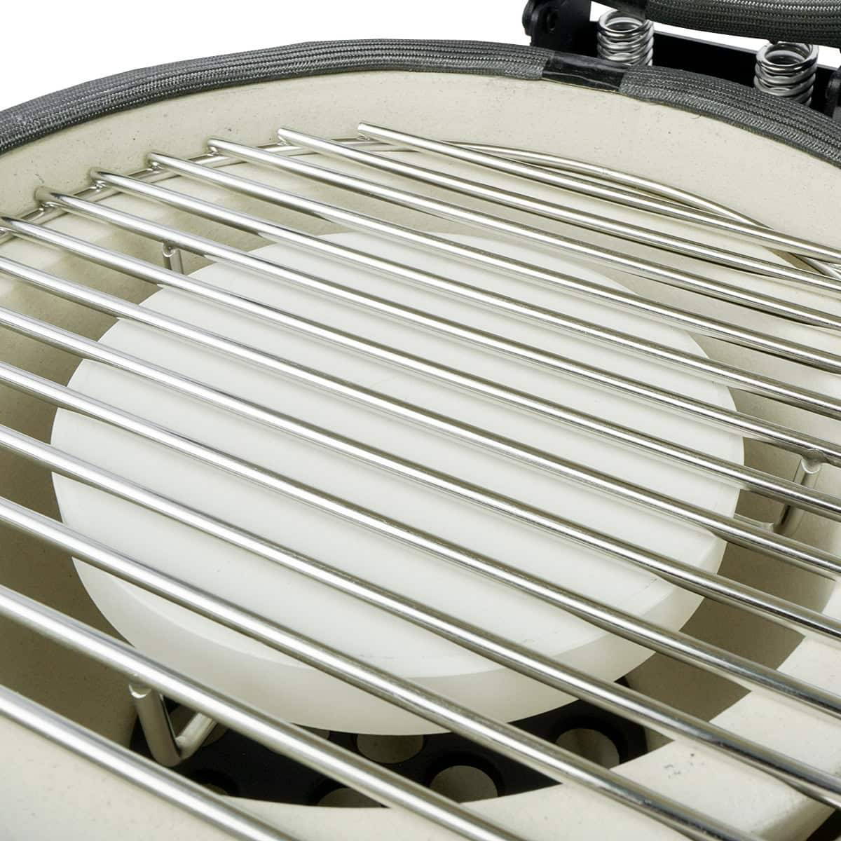 Barbecue kamado en céramique à poser Patton Premium Mini 13" - Grille Ø 27 cm - noir mat - Image 5