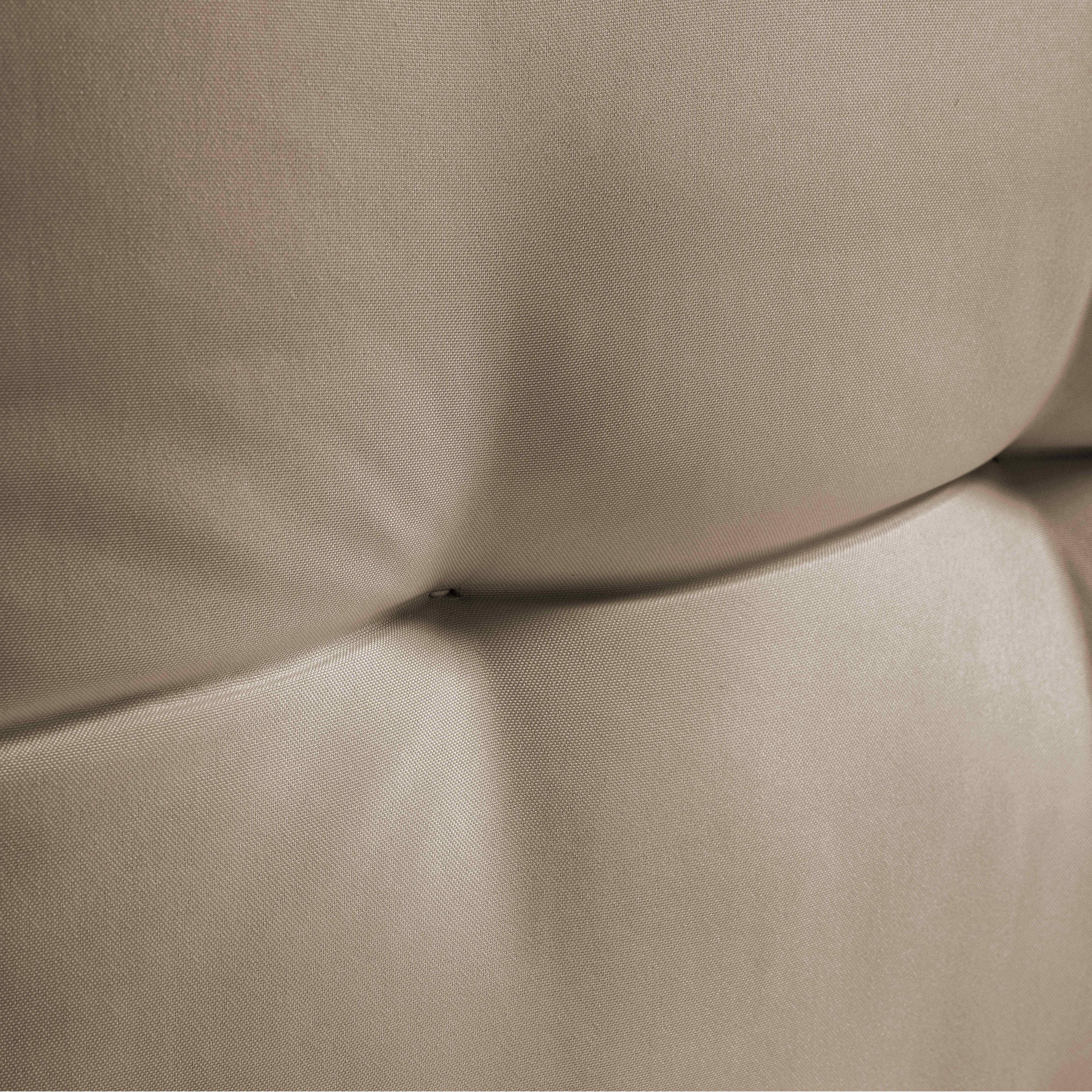 Oviala - Coussin d'extérieur matelassé taupe 60 x 40cm Cuzco - Oviala - Image 4