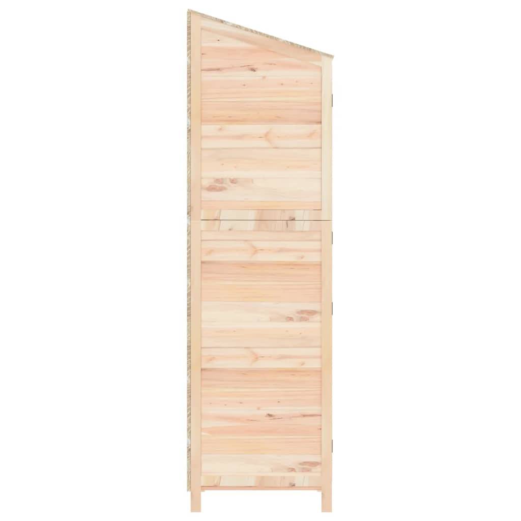 Abri de jardin 0.53m² - Cabane de jardin - Remise de jardin 102x52x174,5 cm Bois de sapin solide MP667 MAISON CHIC - Image 5