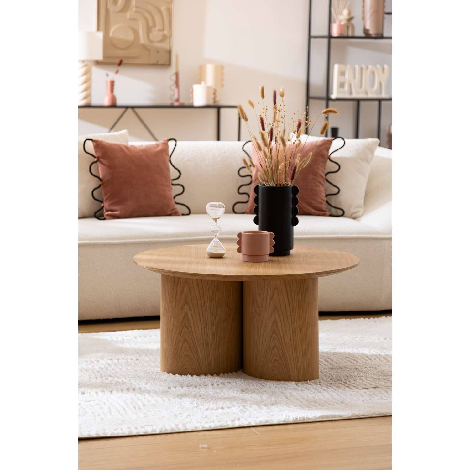 Table basse design en bois ALIONA - Marron - Atmosphera - Image 7