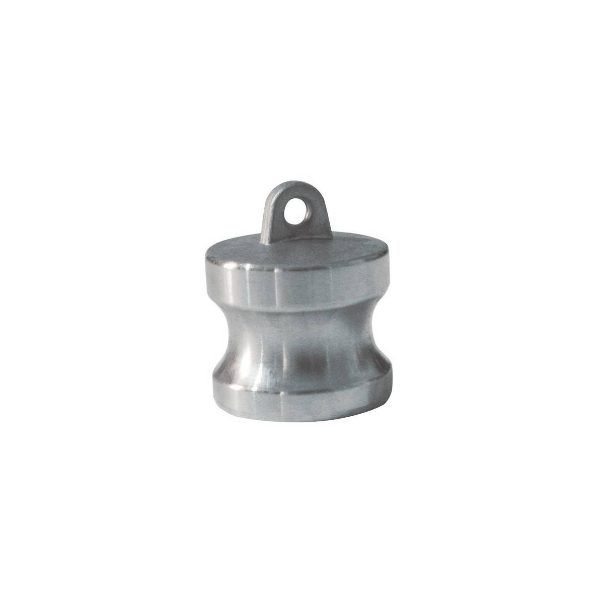 Bouchon male camlock en aluminium - Type DP - 3/4'' - Gamm vert