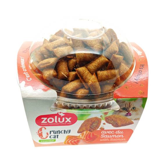 Zolux - Friandise Crunchy Cat Saumon 80 gr pour chat - Image 1