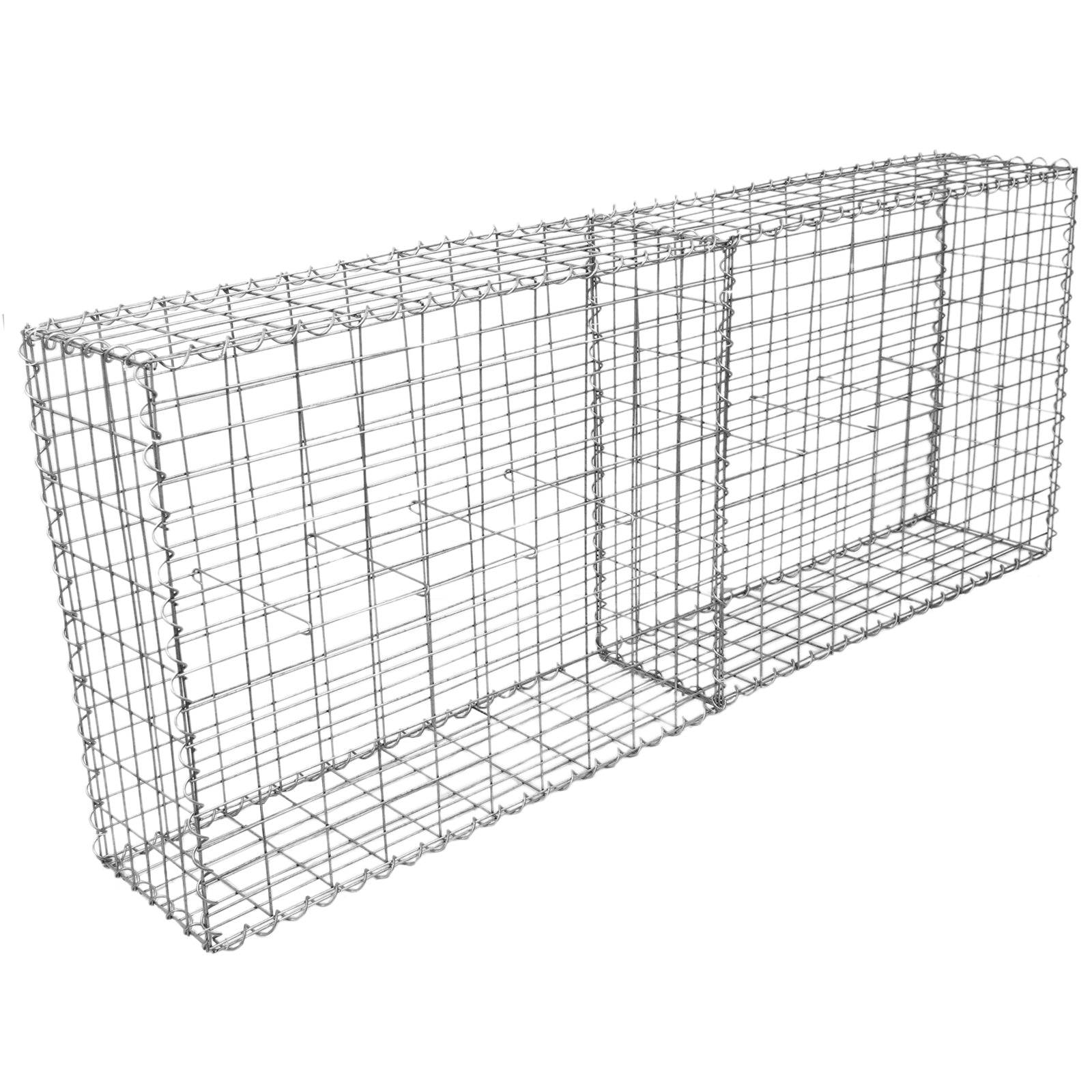 Monstershop - MonsterShop Lot de 2 Paniers de Gabions 100 x 95 x 30cm - Image 3