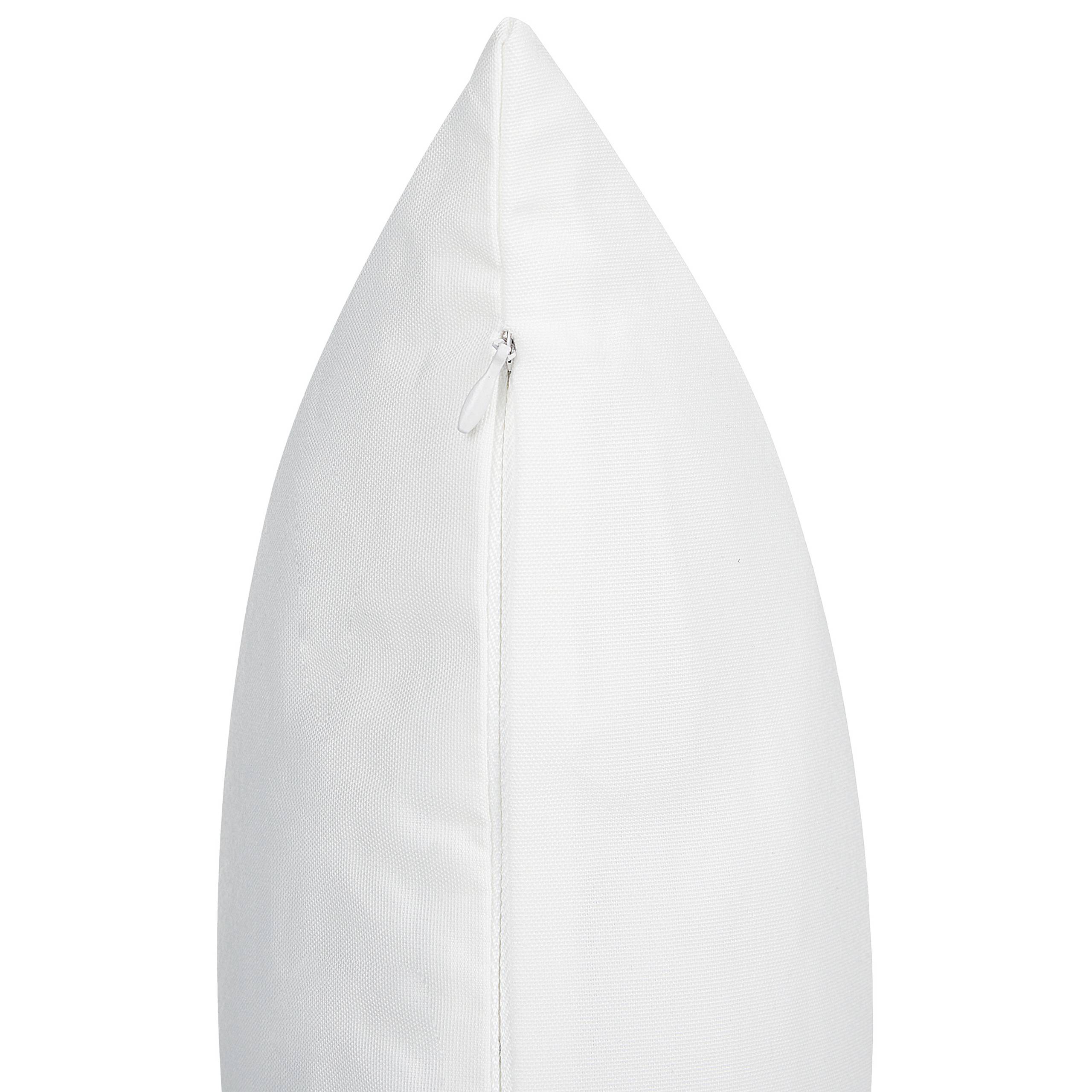 Beliani - 2 Coussins Décoratifs de Jardin Tissu Blanc à Motif de Feuilles 45 x 45 cm Très Confortable pour l'Extérieur ou Intérieur Housses Amovibles - Image 6