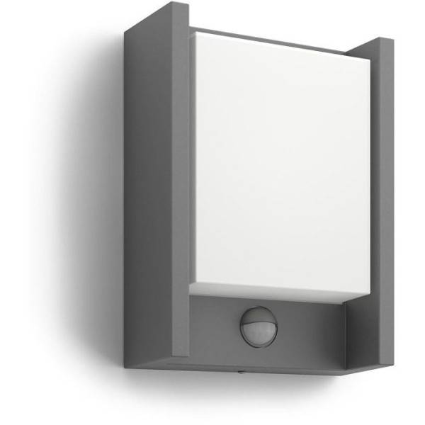 Philips - Applique murale - PHILIPS - Arbour IR - 4000K - Anthracite - IP44 - Image 1