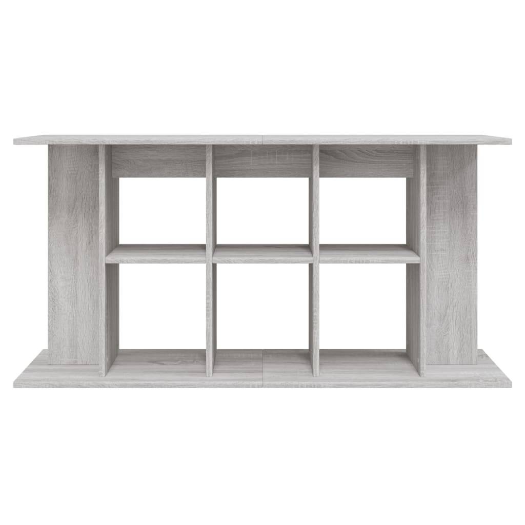 Meuble pour Aquarium Bois d'Ingénierie pour Salon avec Rangement 120x40x60 cm Gris Sonoma - ComfortXL Outdoor Living - Image 4