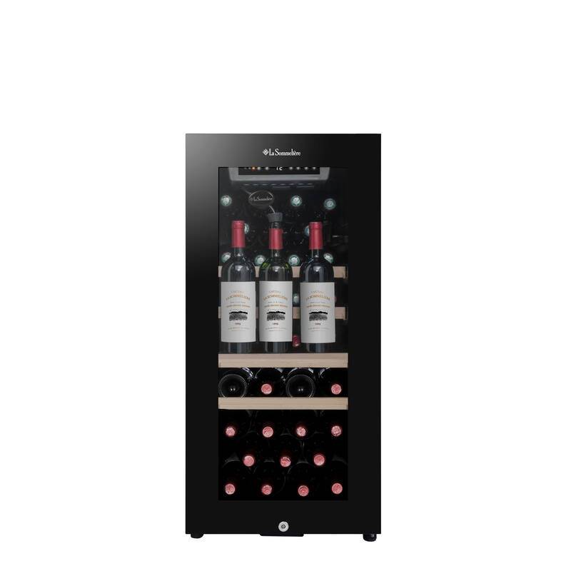 Cave à Vin de Mise à Température LS38BLACK - 38 Bouteilles - La Sommelière - Image 1
