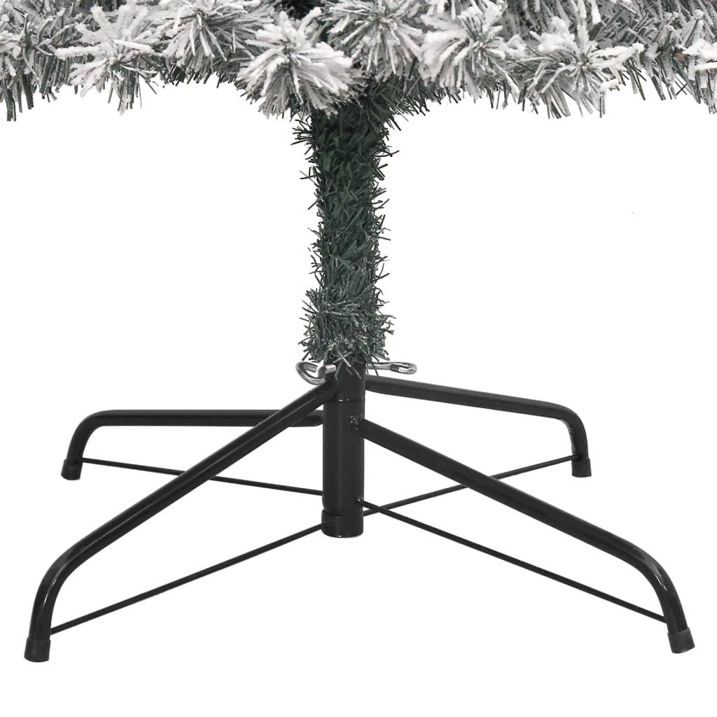ComfortXL - Sapin de Noël artificiel enneigé mince 270 cm PVC gain de place – ComfortXL Outdoor Living - Image 5