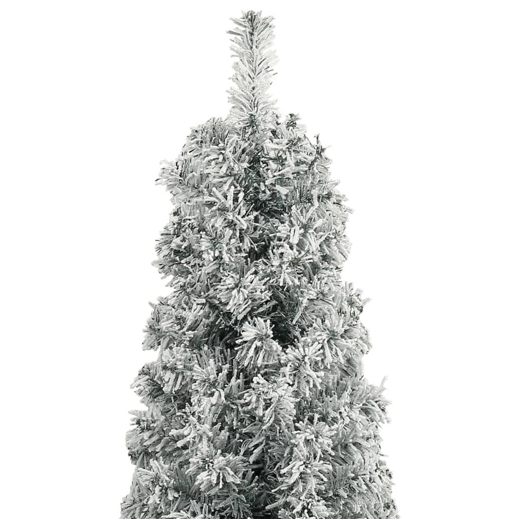ComfortXL - Sapin de Noël artificiel enneigé mince 270 cm PVC gain de place – ComfortXL Outdoor Living - Image 3