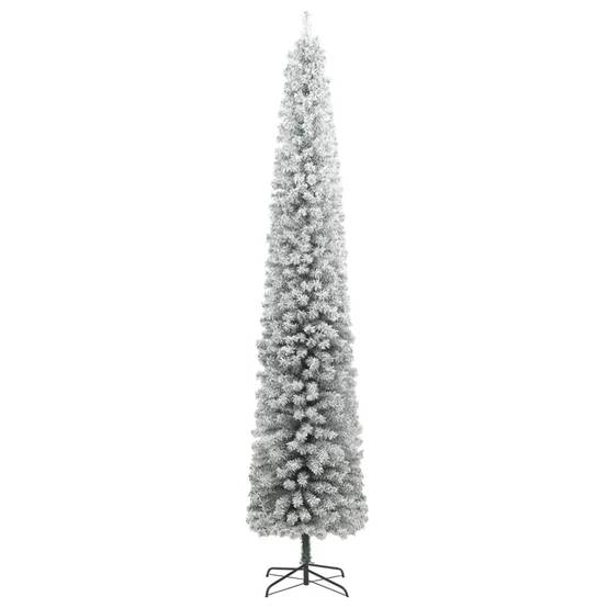 ComfortXL - Sapin de Noël artificiel enneigé mince 270 cm PVC gain de place – ComfortXL Outdoor Living - Image 2