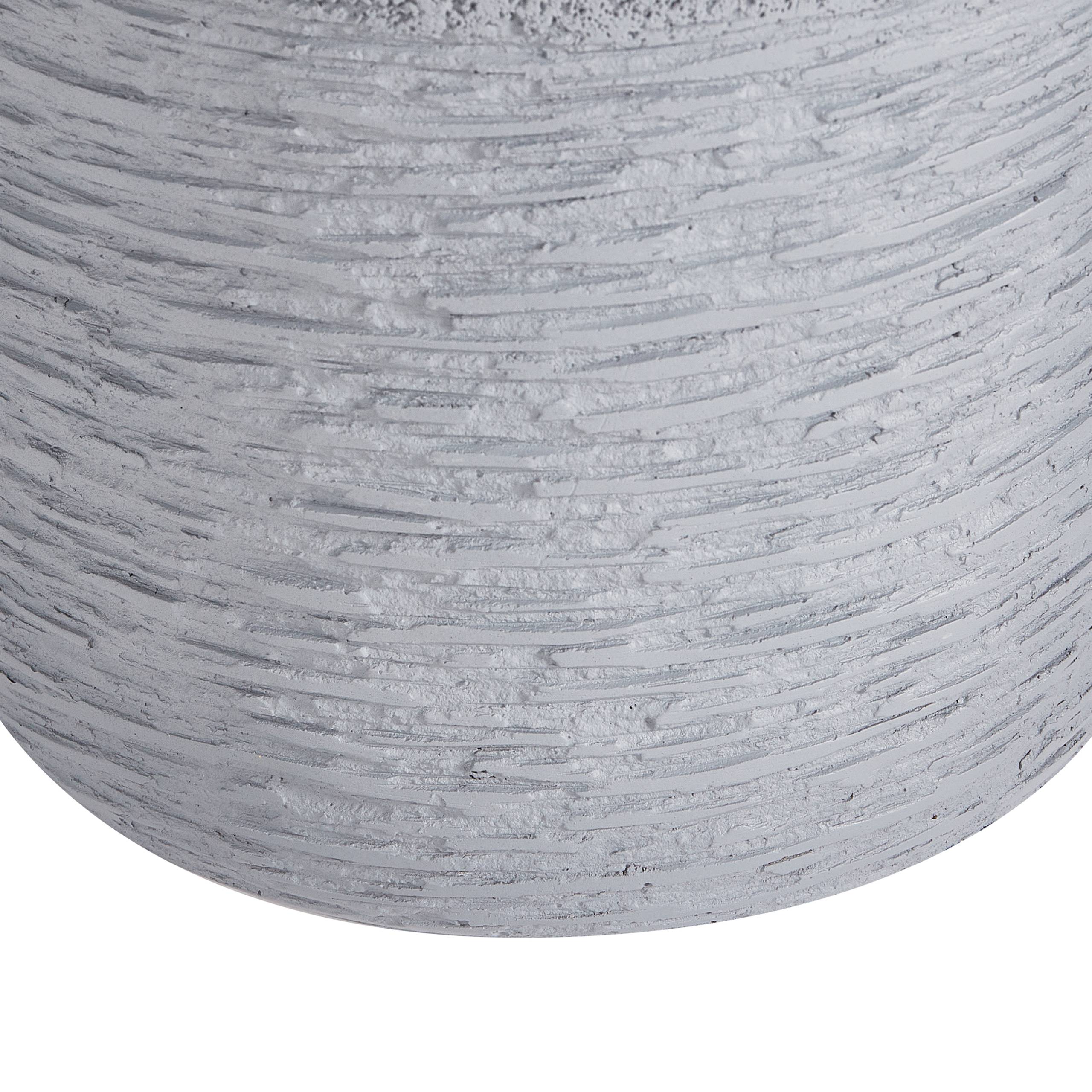 Beliani - Cache-pot d'extérieur Fibre d'argile Gris SAMOS - Beliani - Image 7