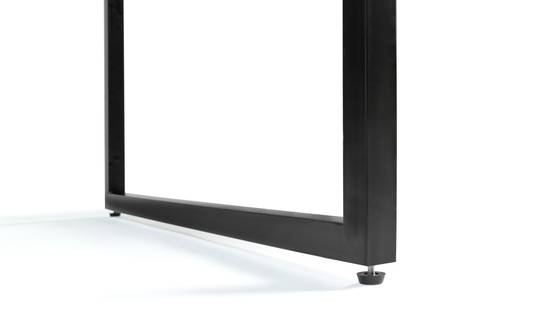 Table console extensible effet bois et métal - 4 rallonges - FACILITYS - Image 5