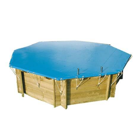 Ubbink - Bâche de protection piscine Linéa Ubbink 550 gr/m², Dimensions Linéa 500 x 800 cm - Image 1
