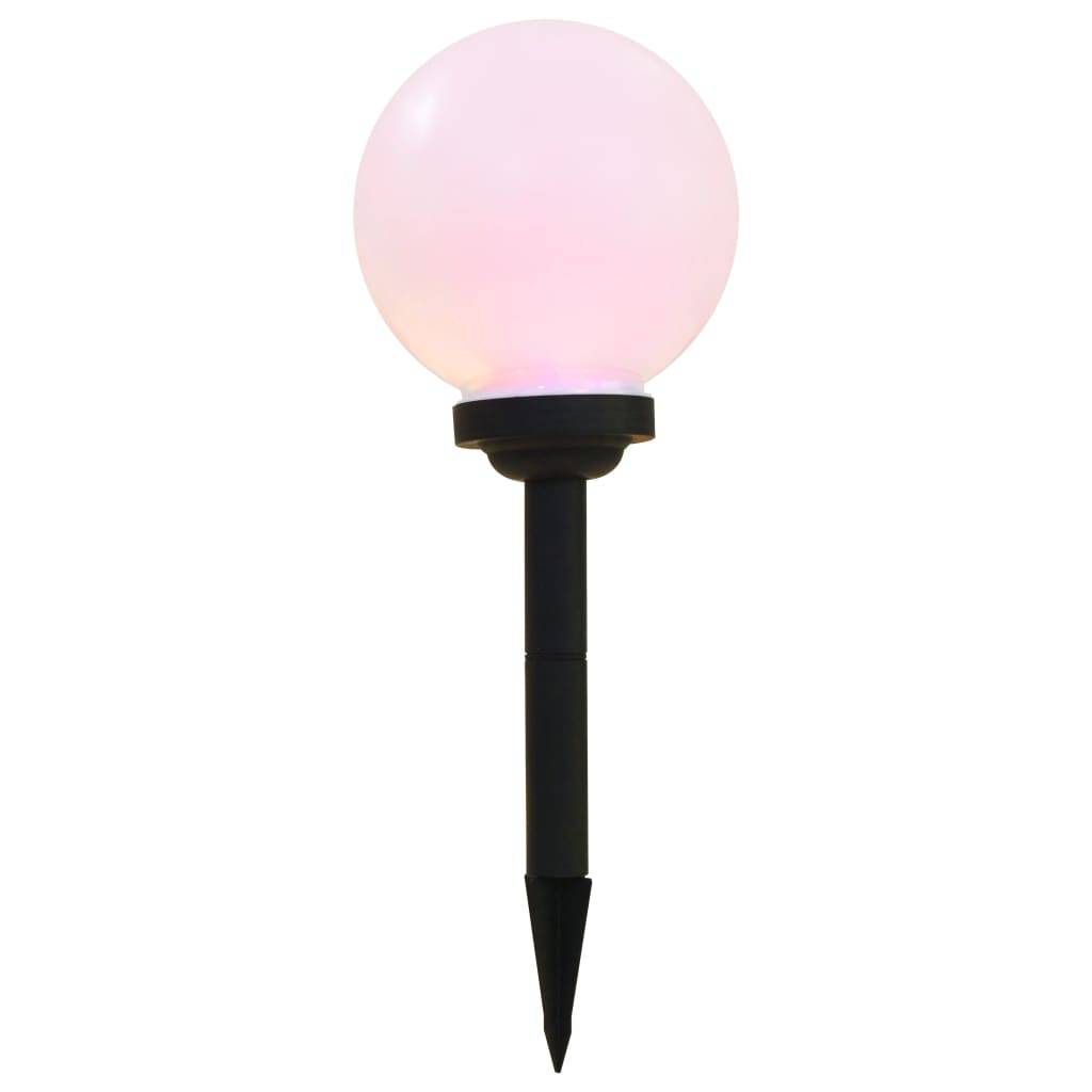 Lampe d'extérieur - Lampe de jardin LED sphérique solaire 3 pcs 20 cm RVB - Image 5
