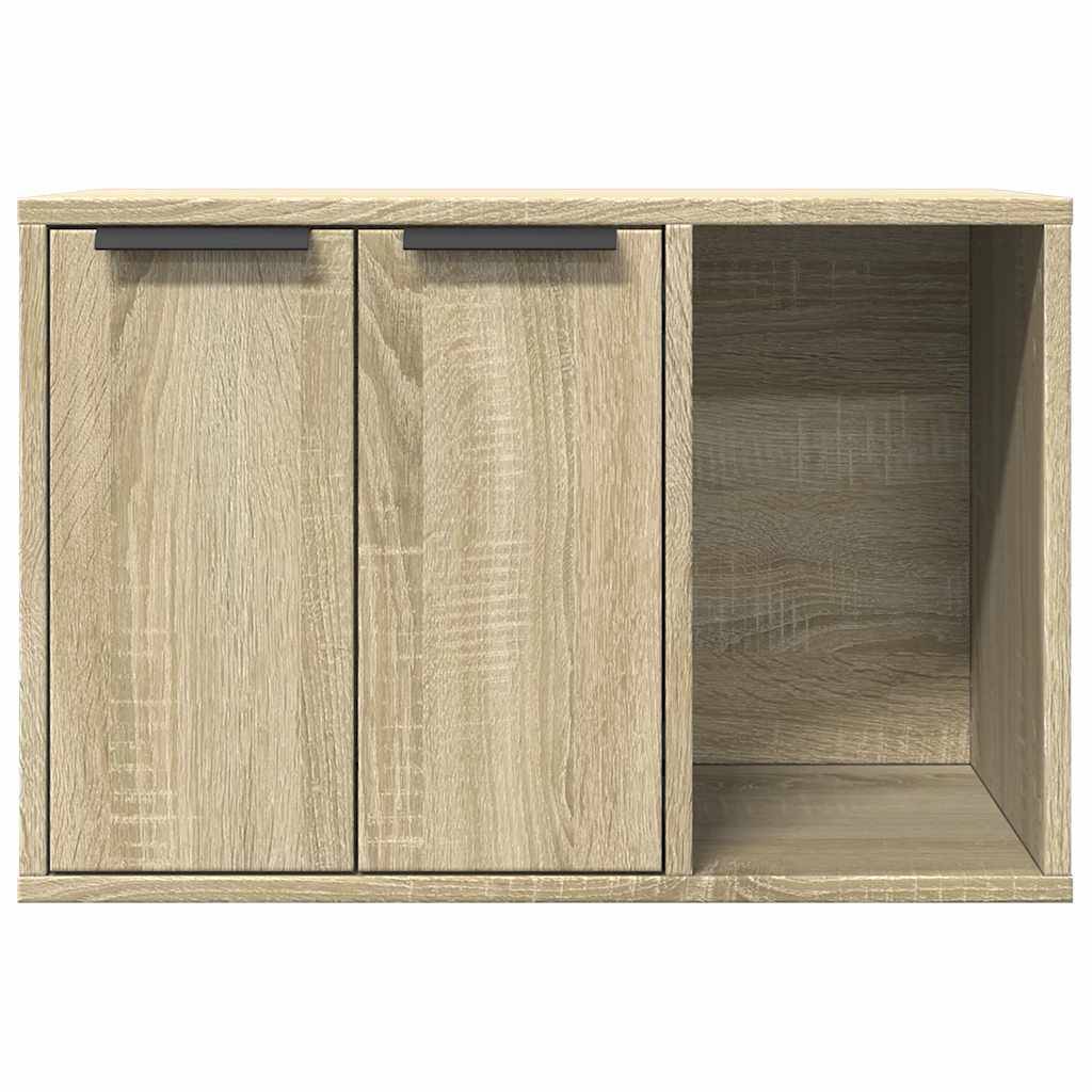 Vidaxl - Meuble de bac à litière pour chat chêne sonoma bois ingénierie vidaXL 857726 - Image 6