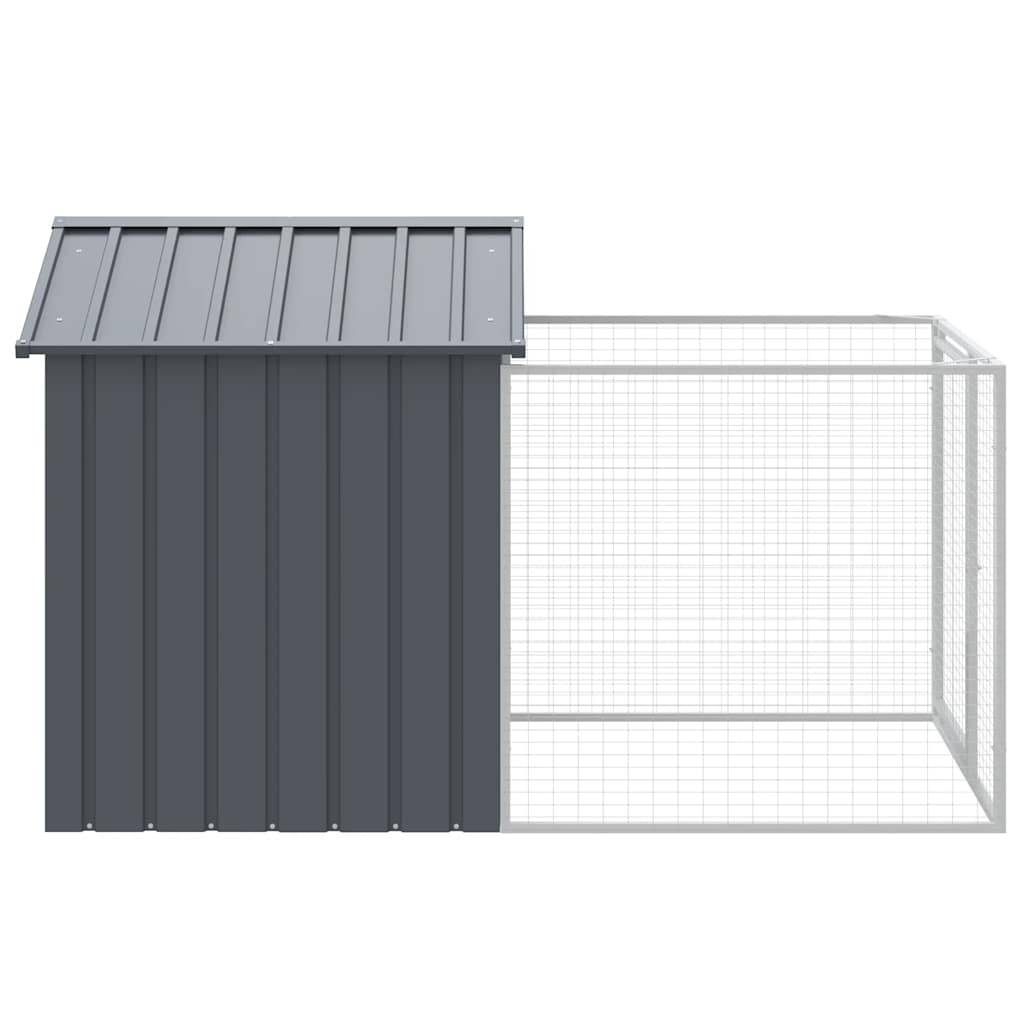 Niche plastique acier anthracite  117 x 201 x 123 cm  - Prolenta premium p3163.1 - Image 2