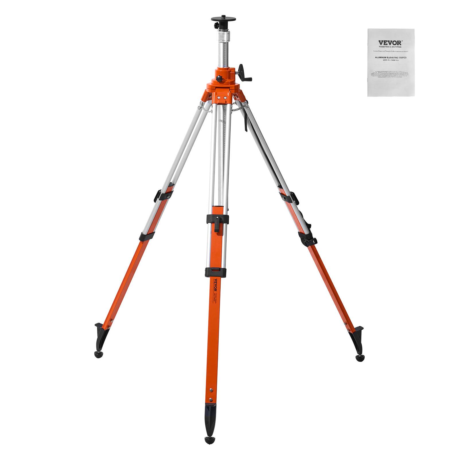 Vevor - VEVOR Trépied niveau laser montage 5/8"-11, H 114.5-290.5cm, niveau/limiteur, antidérap. - Image 1