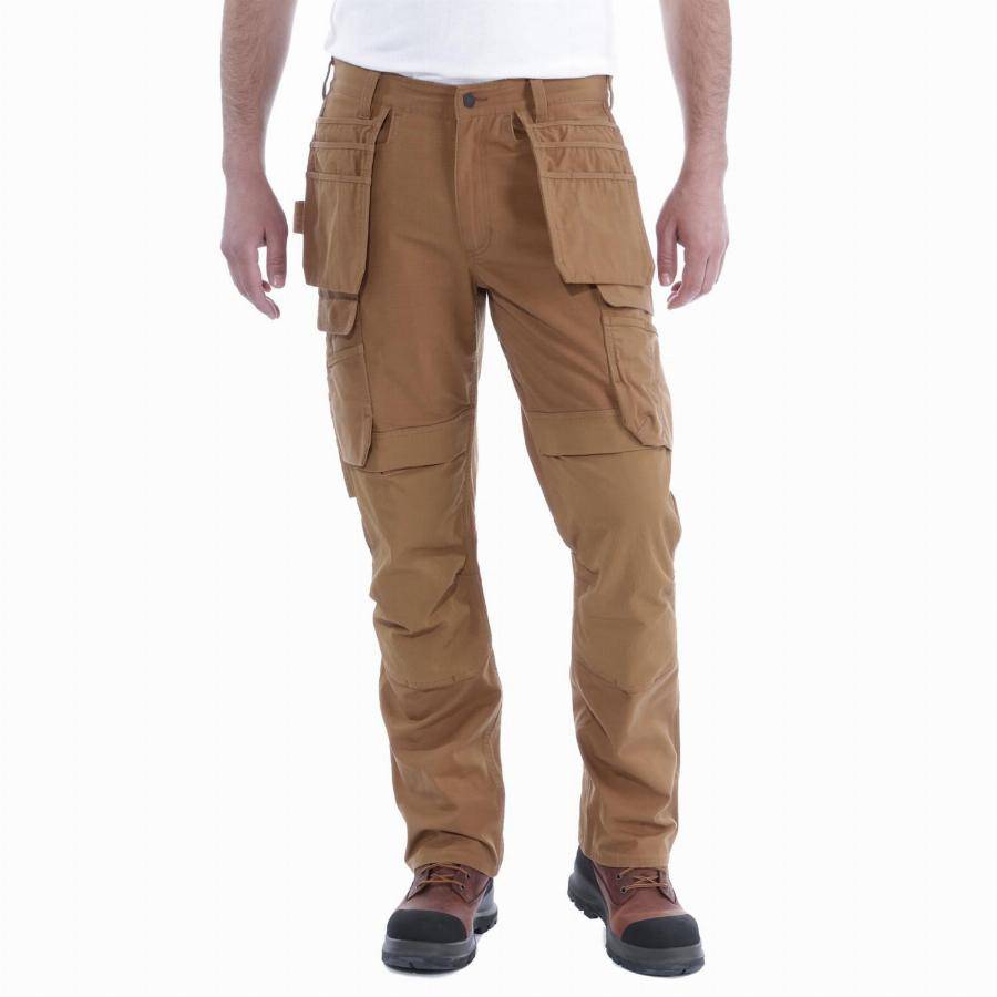 Pantalon Steel Multipocket 103337 CARHART Brown Taille 48 - 103337-211-W40L32 - Image 2