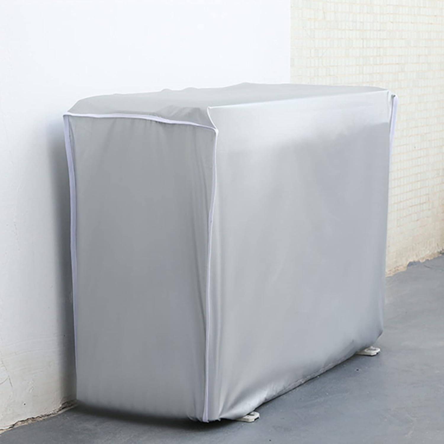 IntiMeg - Housse Climatiseur Exterieur, Étanche Couverture Extérieure de Climatiseur, Housse de Protection Anti-poussière et Anti-Neige (Size : 100x41x80cm) - Image 1