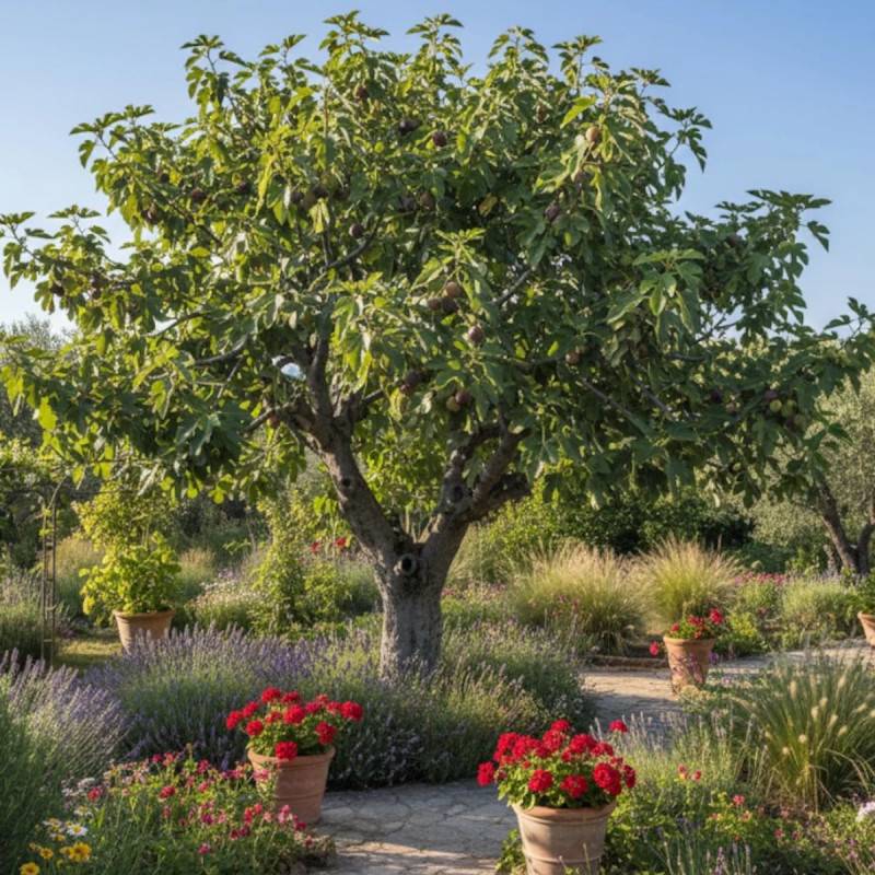Figuier Grise de Tarascon, Ficus carica - Bon rendement - Godet - 5/20 cm - De 3,00 m à 5,00 m - Image 4