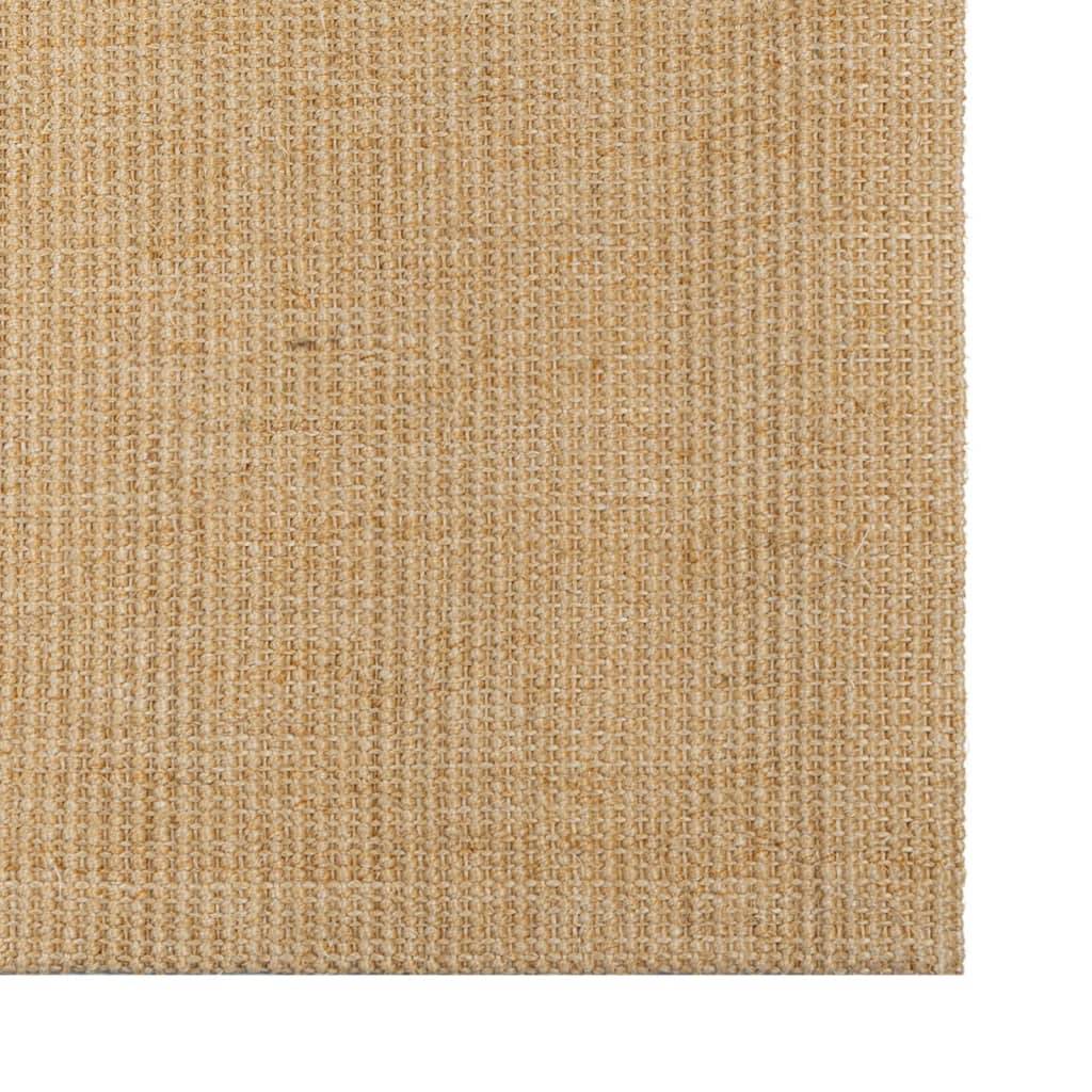 Tapis de Couloir en Sisal 100% Naturel Antidérapant pour Entrée Salon Brun 80x200 cm – ComfortXL Outdoor Living - Image 3