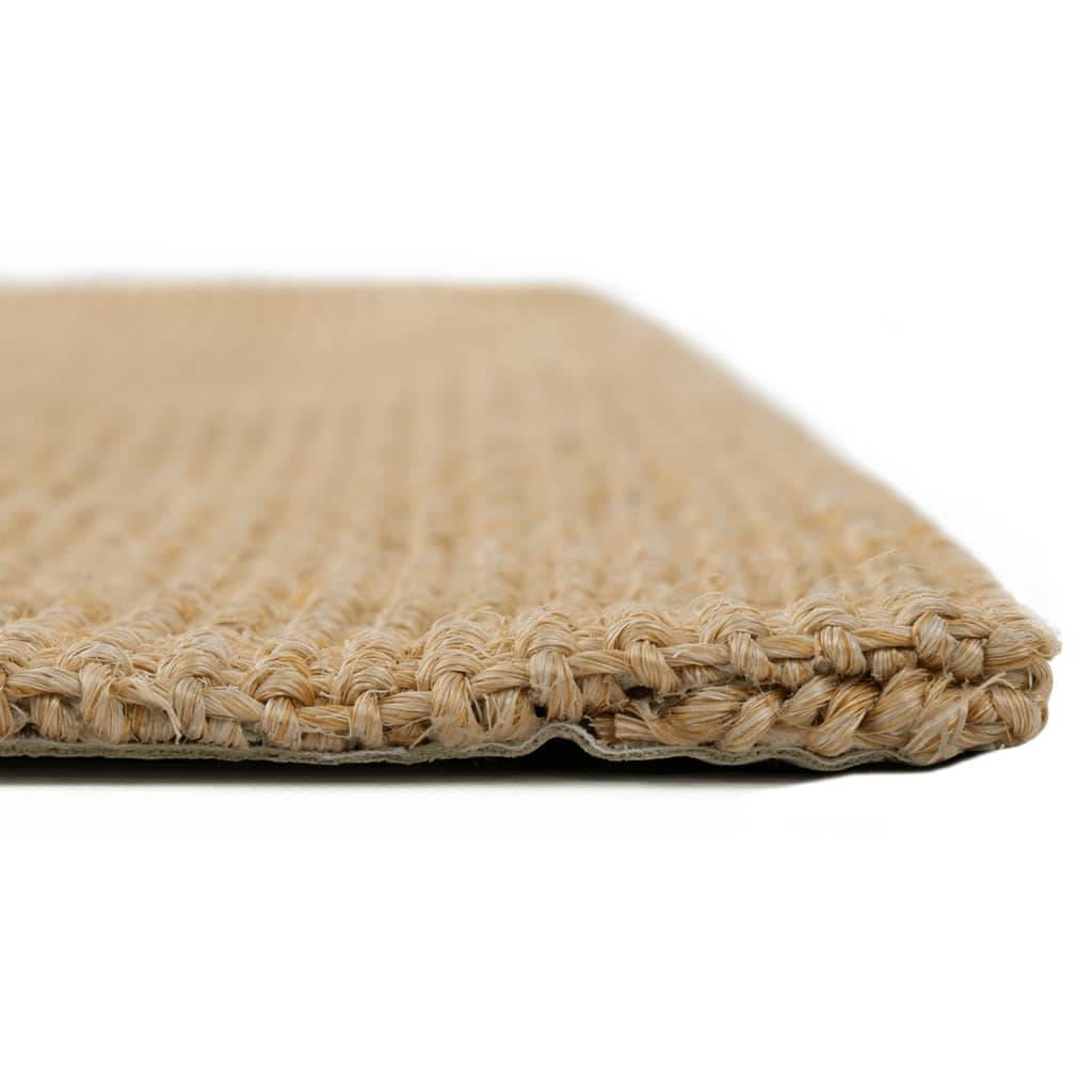 Tapis de Couloir en Sisal 100% Naturel Antidérapant pour Entrée Salon Brun 80x200 cm – ComfortXL Outdoor Living - Image 6