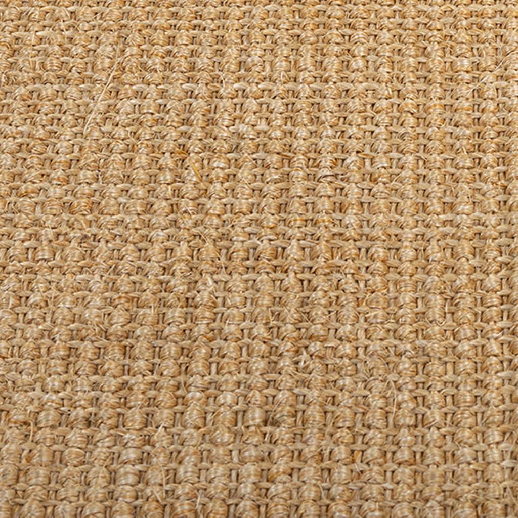 Tapis de Couloir en Sisal 100% Naturel Antidérapant pour Entrée Salon Brun 80x200 cm – ComfortXL Outdoor Living - Image 4