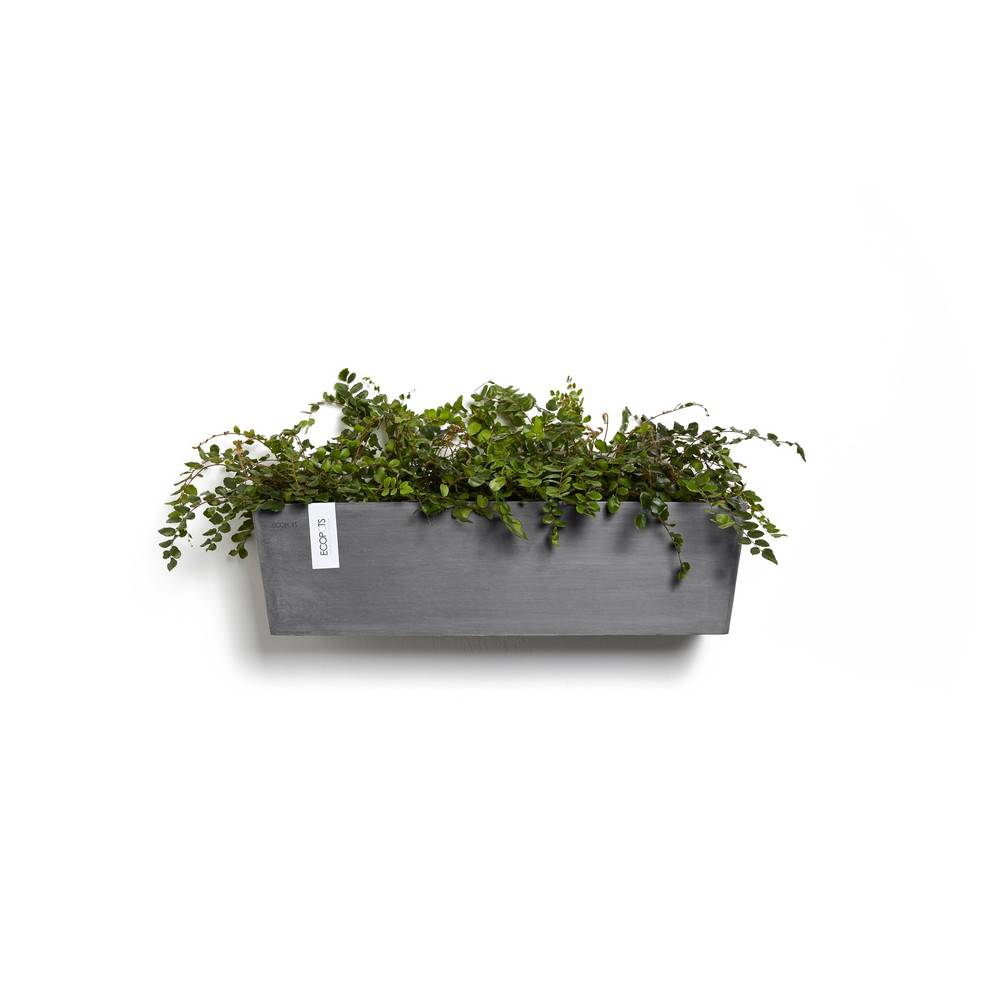 Ecopots - Pot suspension mural Manhattan Wall L Gris - 55 x 17,2 x H. 15 cm - 9,2 L ECOPOTS - Image 3